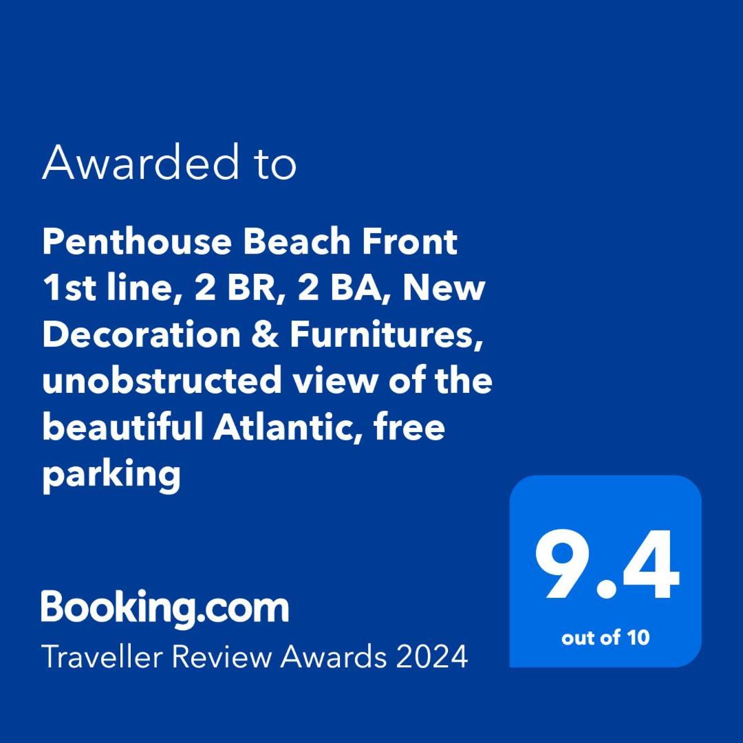Penthouse Beach Front 1St Line, 2 Bedroom 2 Ba, New Decoration & Furnitures, Unobstructed View Of The Beautiful Atlantic, Free Parking Холивуд Екстериор снимка